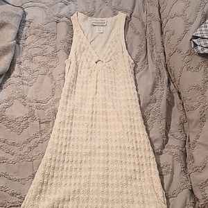 Crochet mini dress